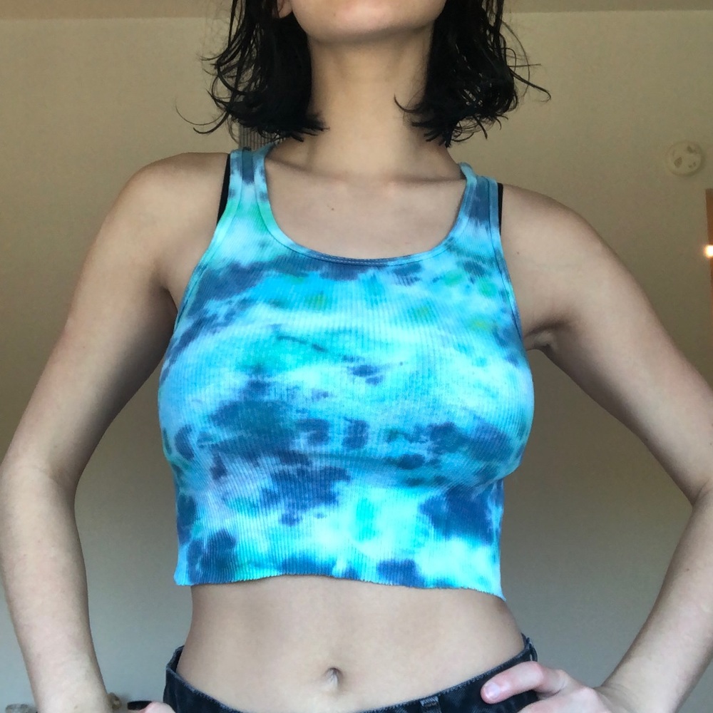 hand tie-dyed tank top!